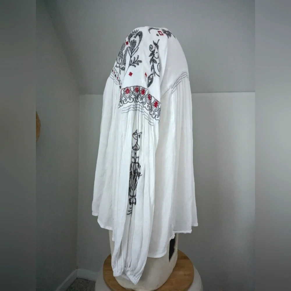 Free People Rock It Tonight Peasant Blouse